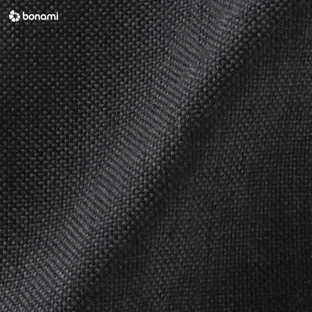 Pat boxspring negru cu spațiu de depozitare 140x200 cm Ruby – Maison de Rêve