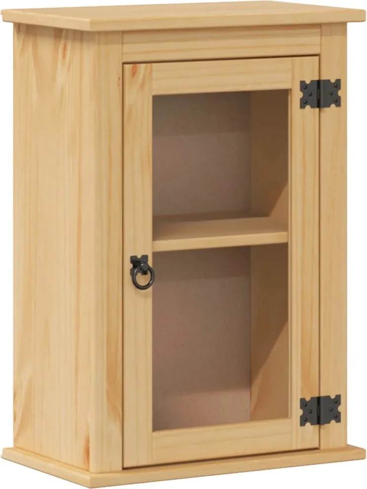 vidaXL Dulap baie de perete „Corona”, 45x27x64,5 cm, lemn masiv de pin