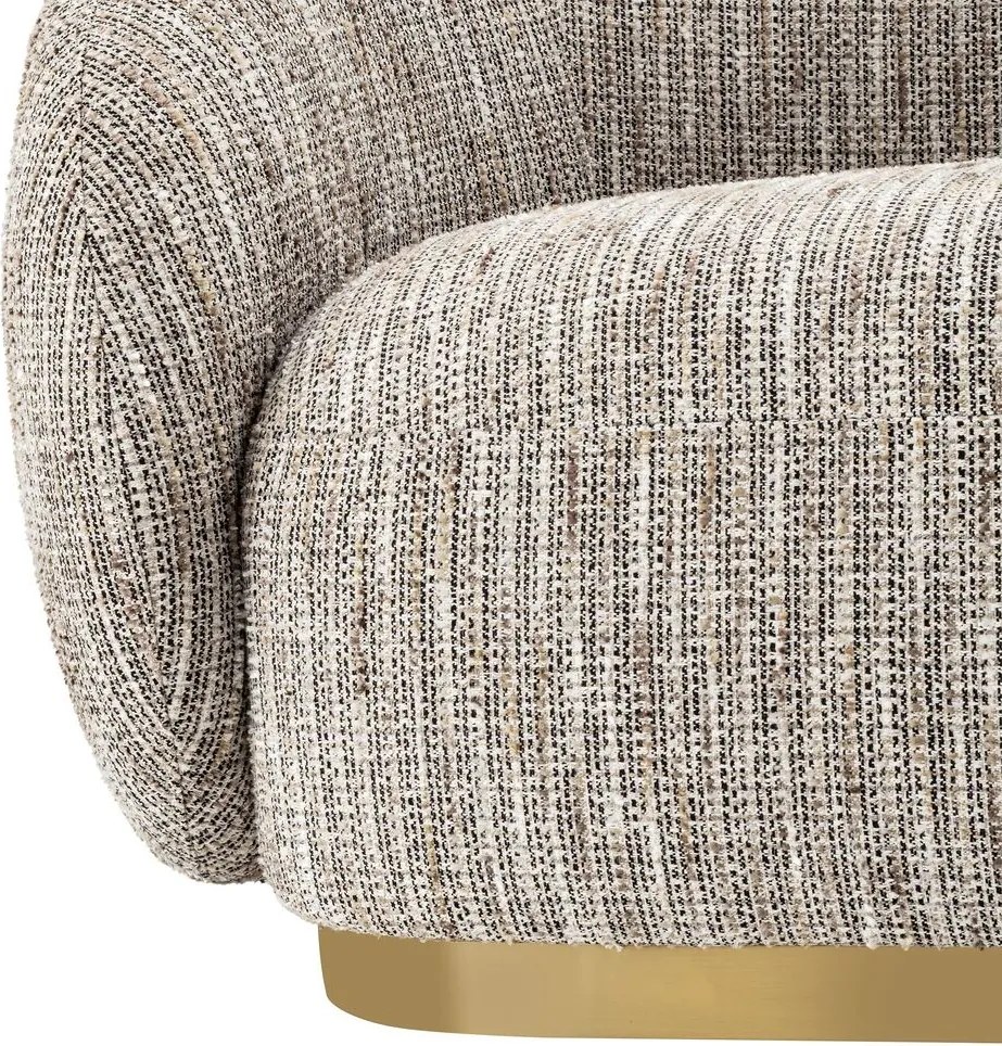 Canapea design LUX Brice, bej mademoiselle 115323 HZ