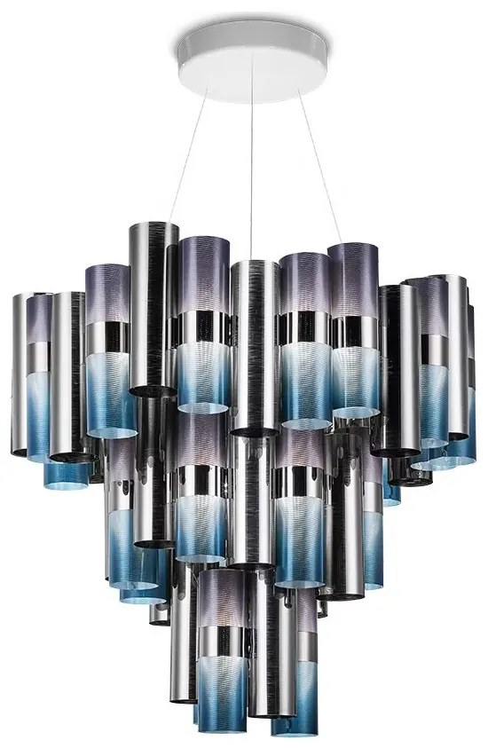 Lustra LED moderna design Art Deco realizata manual LA LOLLO XL Gradiet