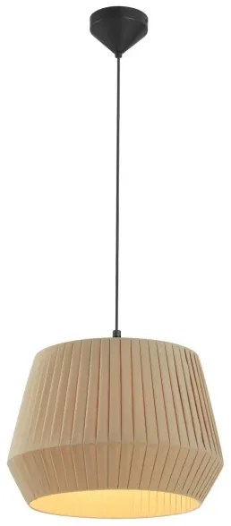 Nordlux - Lampă suspendată pe cablu DICTE, 1xE27/60W/230V, Ø40 cm, bej