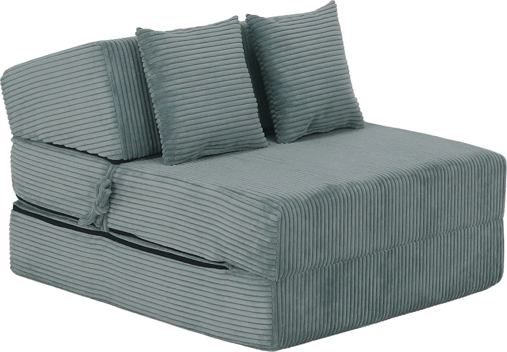 Saltea pliabilă/fotoliu extensibil, 2 in 1, mentolat, PELOS