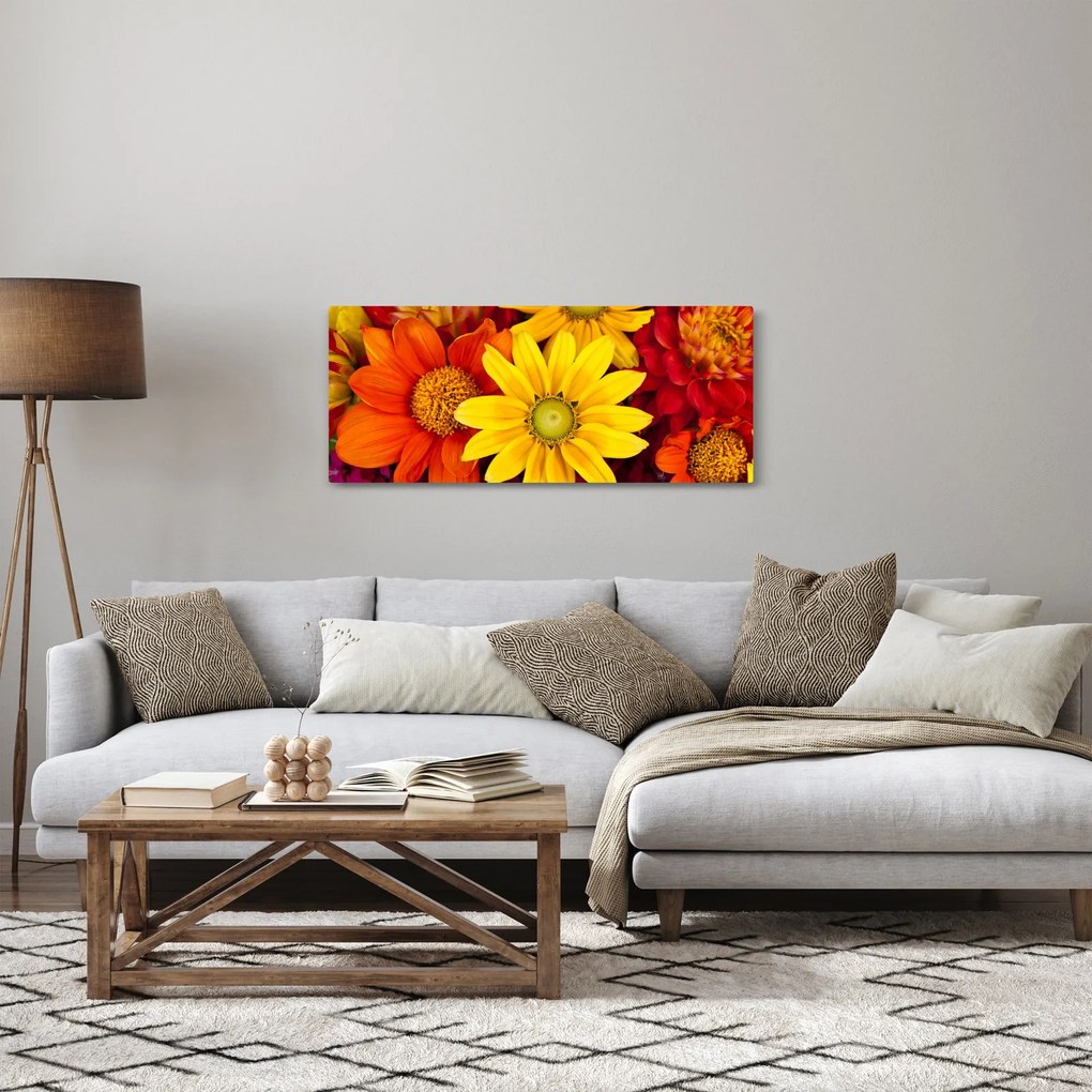 Tablou cu floare (120x50 cm)