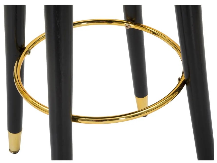 Scaun de bar gri deschis tapițat (înălțime șezut 74 cm) Paris – Mauro Ferretti