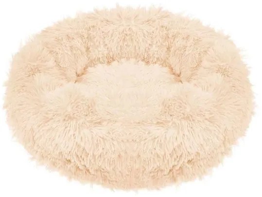 Culcus moale, pentru caine/pisica, crem, 50 cm