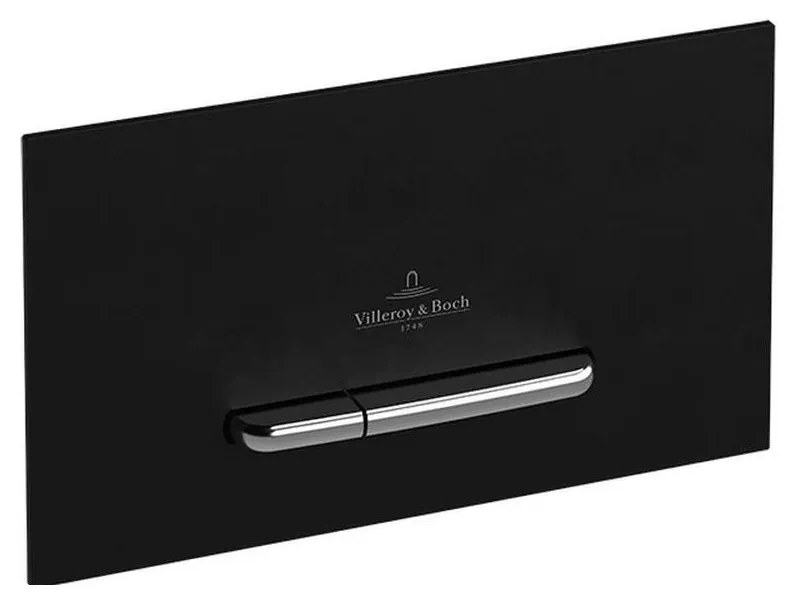 Clapeta de actionare dual-flush, negra, Villeroy  Boch ViConnect Negru