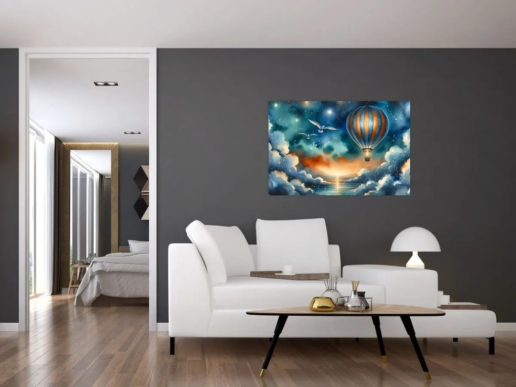 Tablou - Zbor sub cerul nopții (90x60 cm)