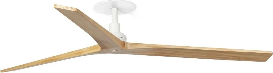 Ventilator incastrabil tavan cu telecomanda KLIM L 150cm, alb/ pin