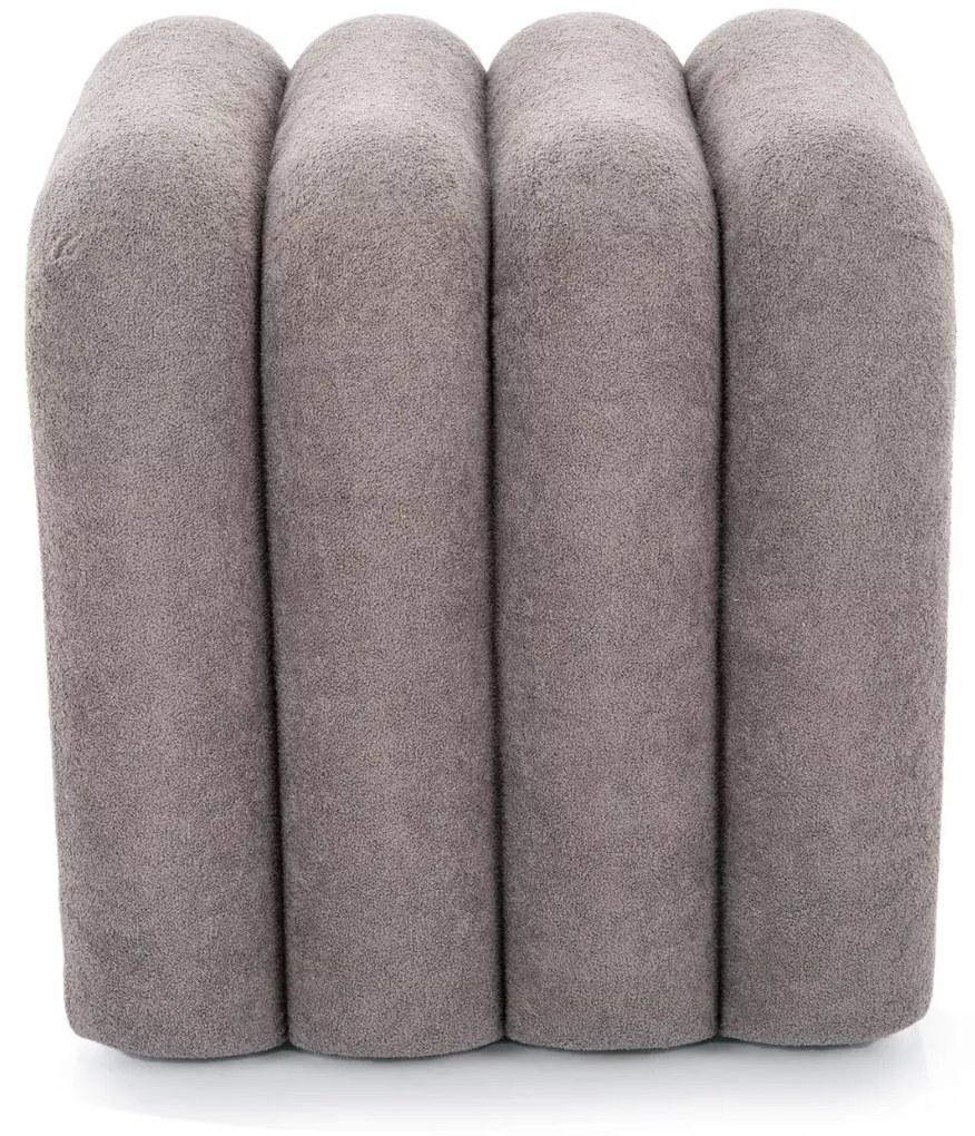 Taburet design gri TICA