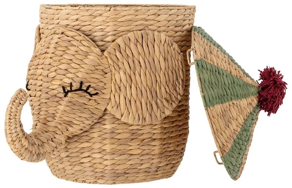 Coș de jucării pentru copii în culoare naturală din zambilă de apă ø 35x50 cm Bobo – Bloomingville Mini