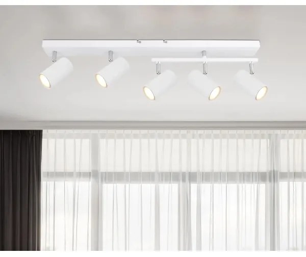 Spot Globo 57911-5W ROBBY 6xGU10/35W/230V crom alb