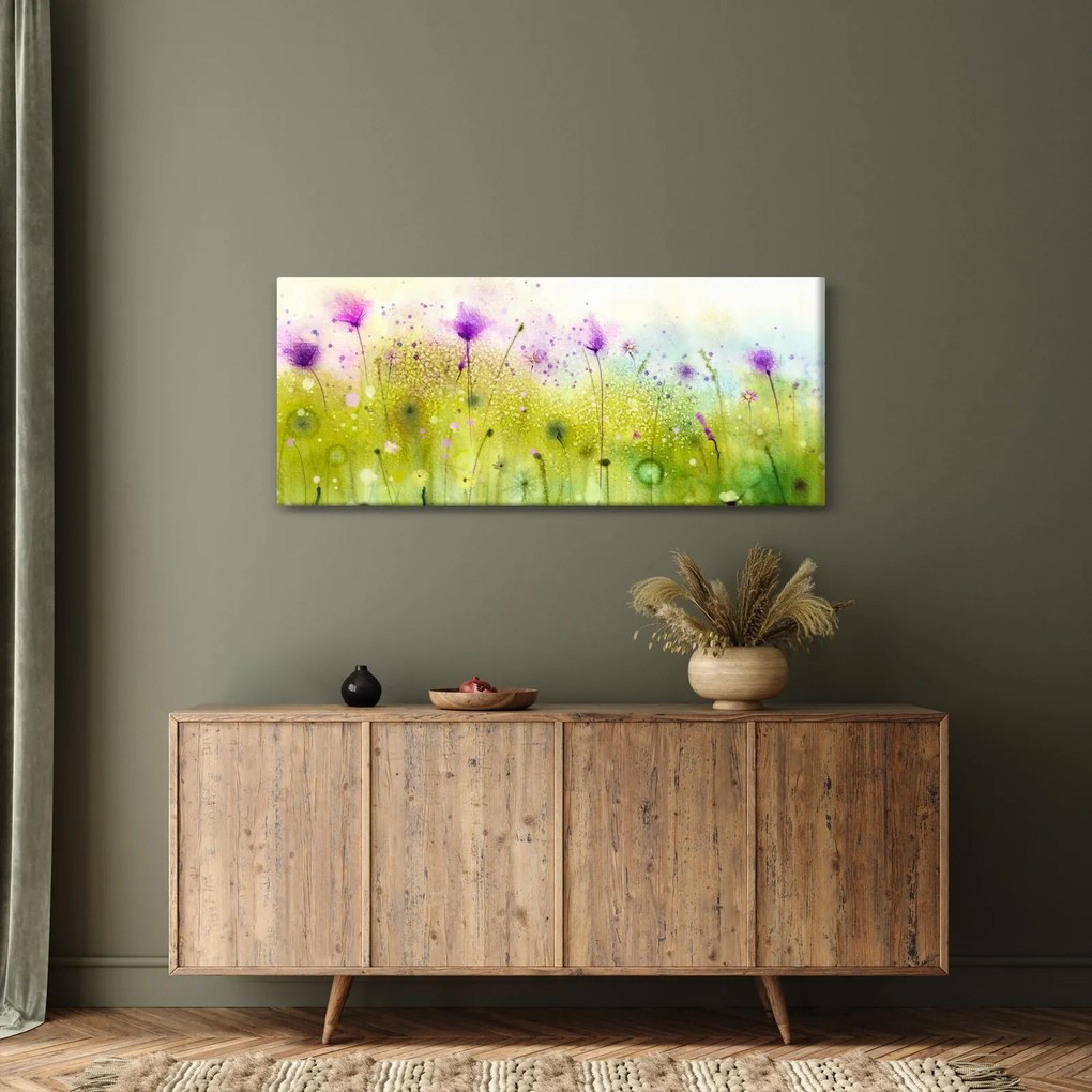 Tablou - Flori de luncă (120x50 cm)