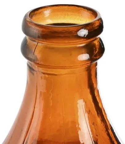 Vaza Amber din sticla, portocaliu, 36x56 cm