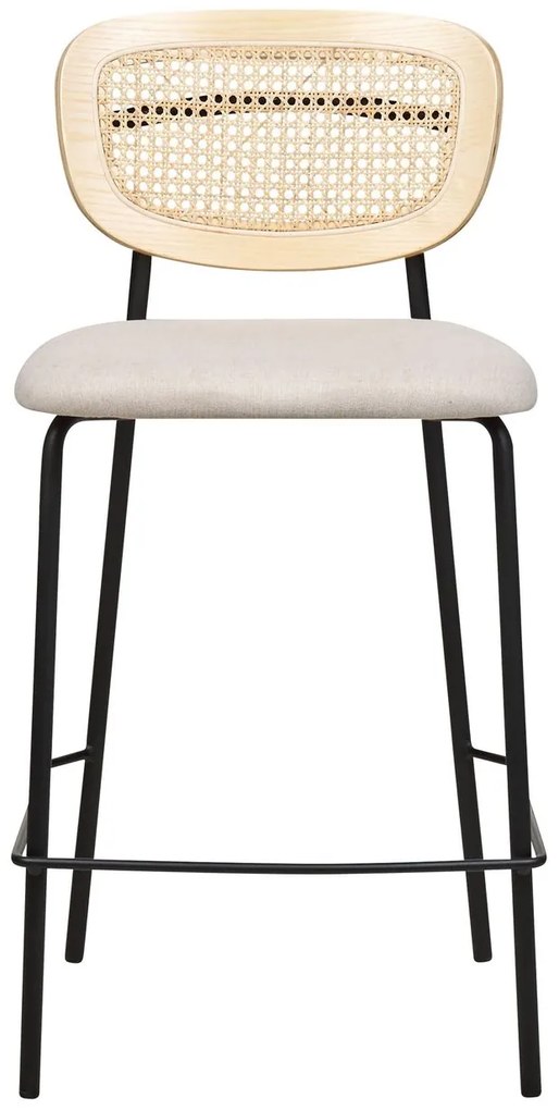 Set 2buc scaune tip bar Mayza (natural). 1081314