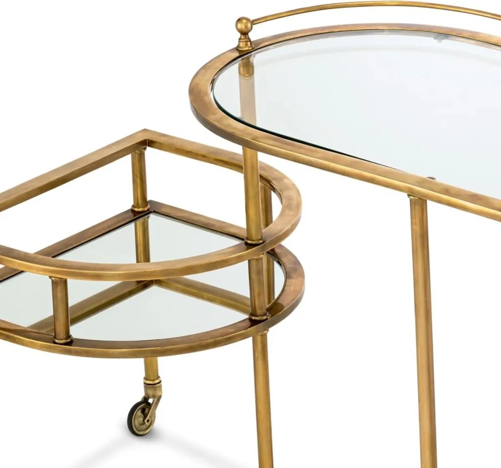 Gheridon, Masuta cu roti design LUX Lavalle