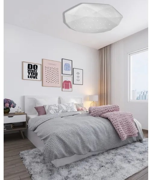 Plafonieră LED dimabilă INDUS LED/60W/230V 2700-6500K + telecomandă