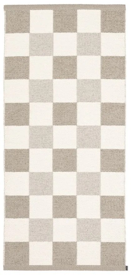 Covor tip traversă pentru interior și exterior bej/crem 70x160 cm Pix Dark Linen – Pappelina