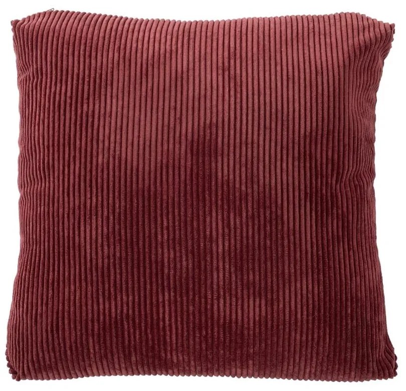 Pernă decorativă Tiseco Home Studio Ribbed, 60 x 60 cm, roșu