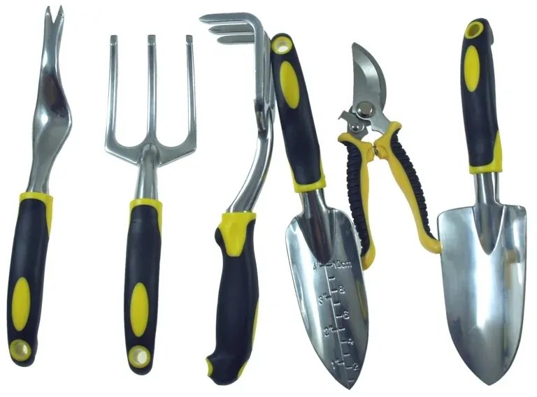 Set de unelte de grădină - 6 piese