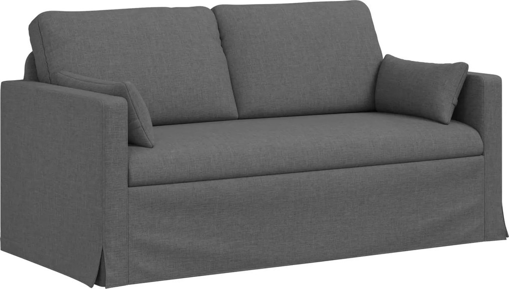 vidaXL Canapea Gri închis 158 x 78 x 80 cm țesătură