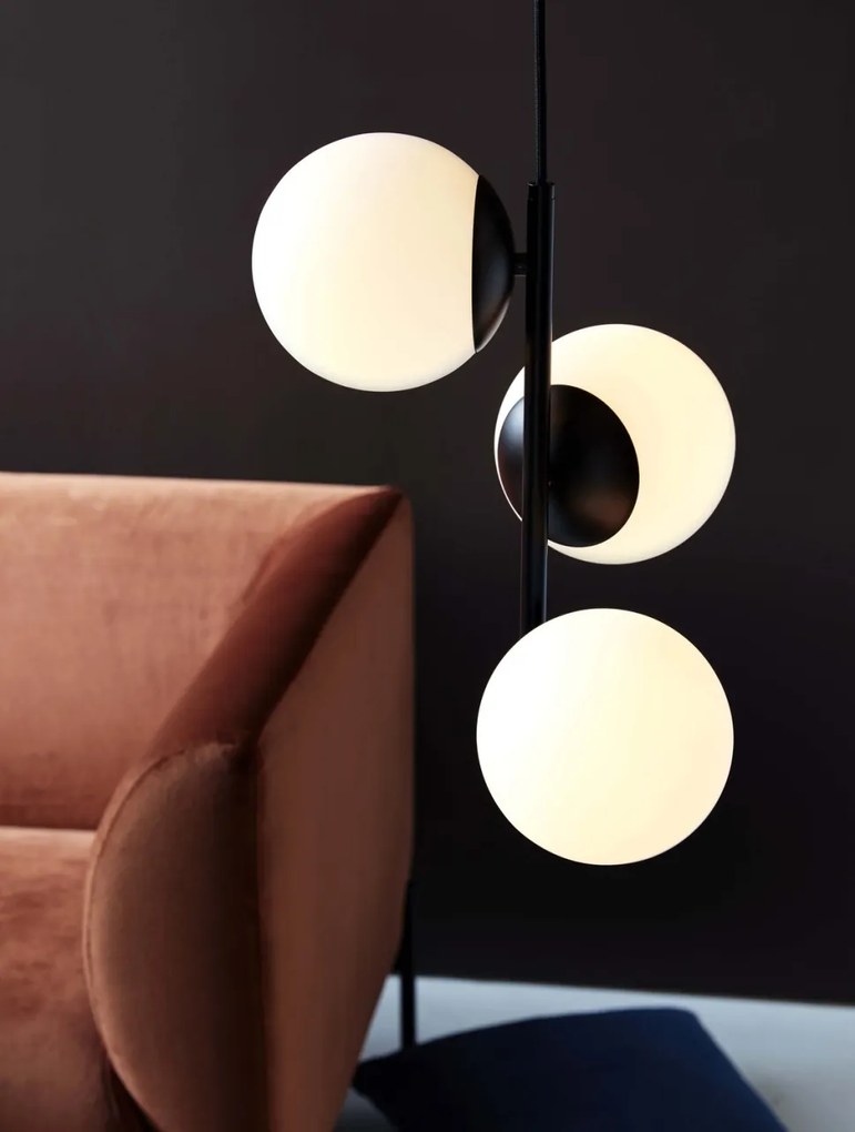 Pendul modern minimalist stil scandinav Lilly negru 48603003 NL