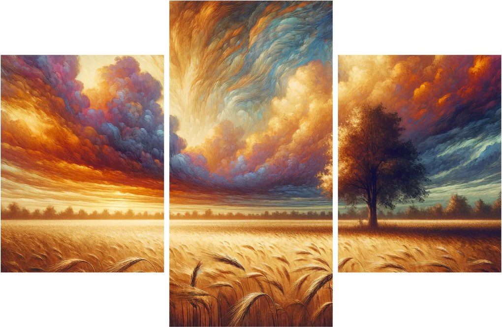 Tablou – Arbore pe câmp (90x60 cm)