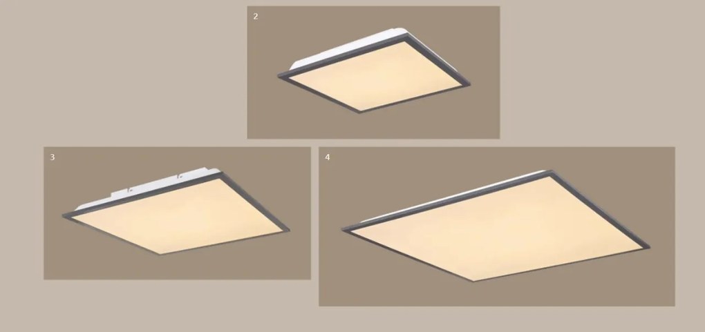 Plafoniera LED design tehnic DORO 416080D2 GL