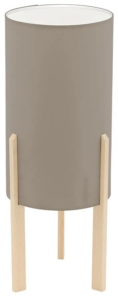 Eglo 97893 - Lampă de masă CAMPODINO 1xE27/60W/230V înălțime 400mm maro