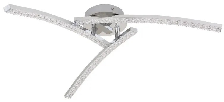 Plafoniera LED pentru baie design modern IP44 Jules crom 18W