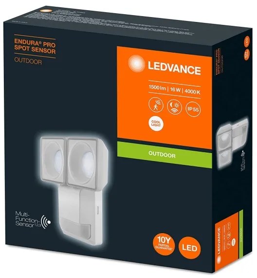 Aplică LED de exterior cu senzor SPOT 2xLED/8W/230V IP55 Ledvance