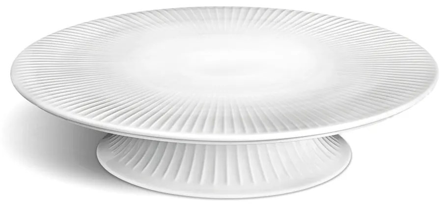 Suport din porțelan pentru tort Kähler Design Hammershoi Cake Dish, ⌀ 30 cm, alb