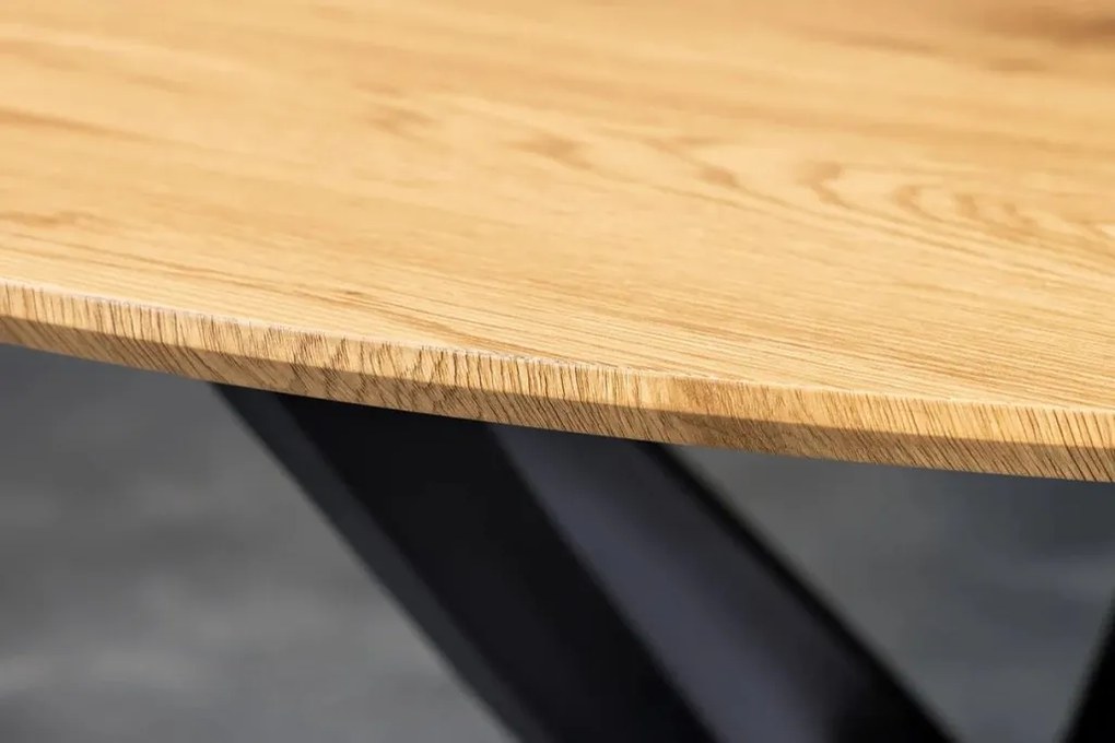 Masa rotunda HELIX 120cm stejar natur