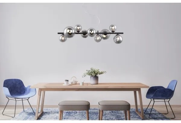 Globo 56133-9H - Lustră LED pe cablu RIHA 9xG9/3W/230V