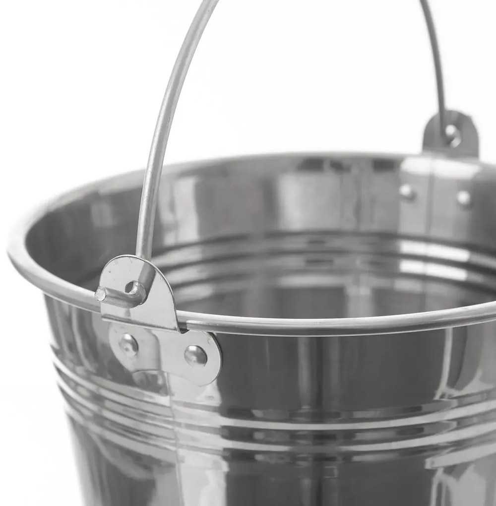 Găleată Orion din oțel inoxidabil cu mâner B 12 l, 12 l