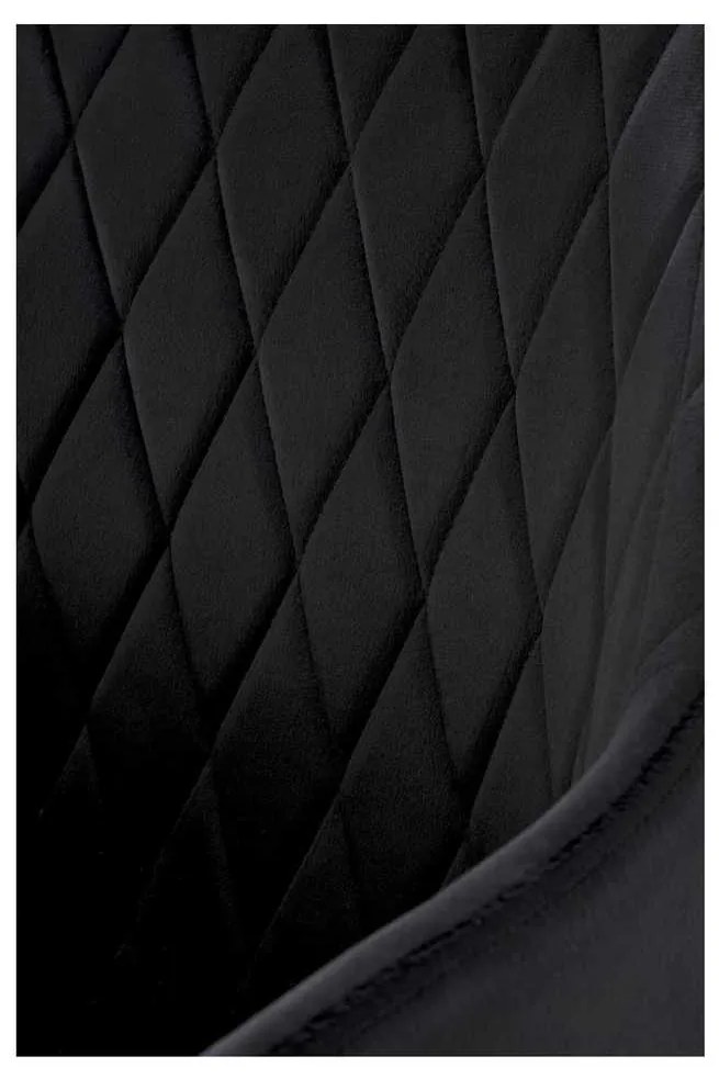 Scaun de bucătărie Kinzie, negru