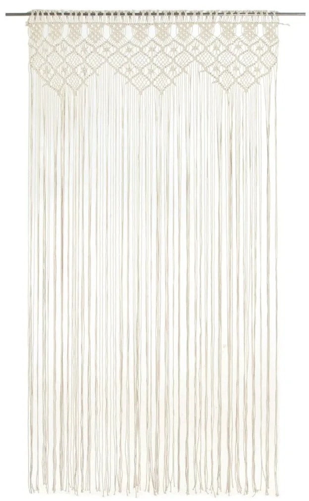 Perdea macrame, 140 x 240 cm, bumbac 1, Crem