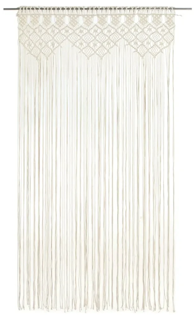Perdea macrame, 140 x 240 cm, bumbac 1, Crem