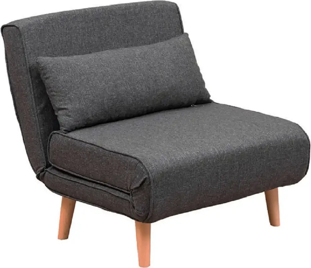 Fotoliu Extensibil,reglabil, Folde, 180 x 80 cm,gri