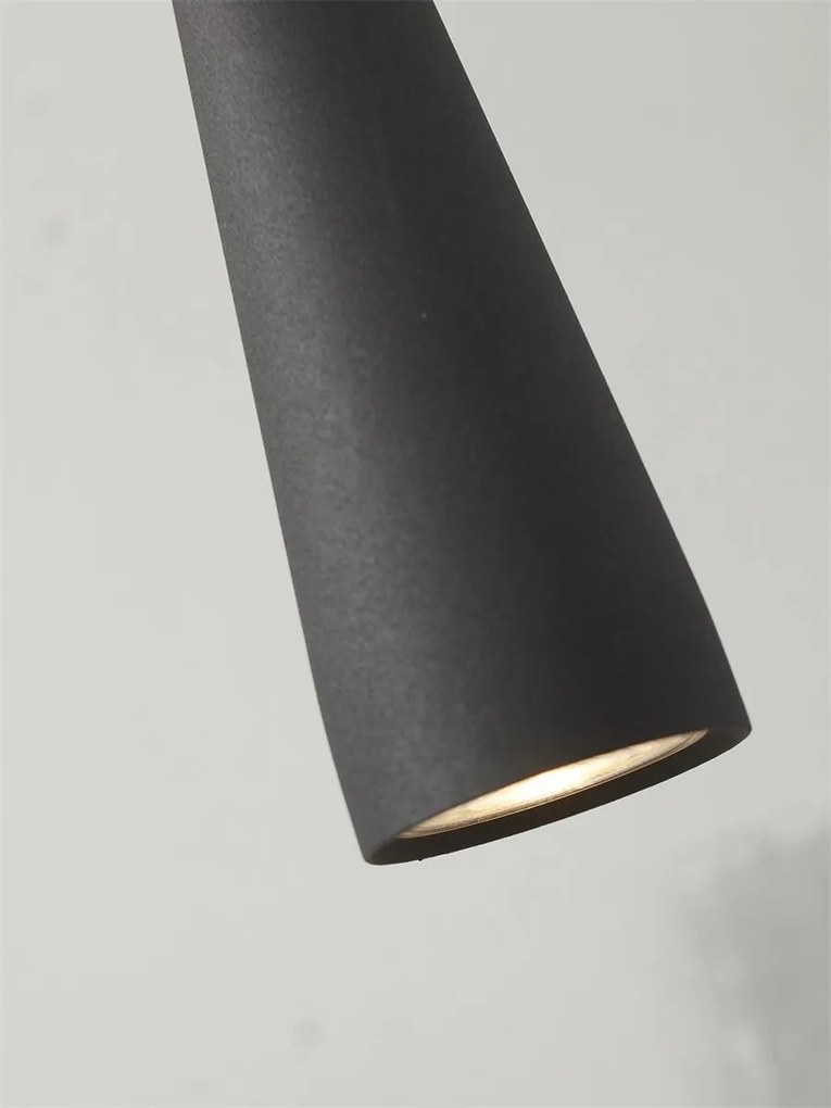 Pendul metal design modern Bordeaux negru