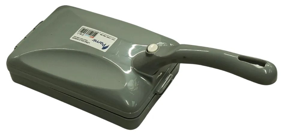 Perie pentru covoare cu două role gri deschis