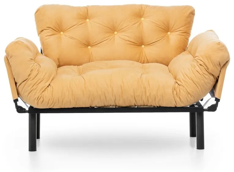 Canapea extensibilă Nitta Mustard