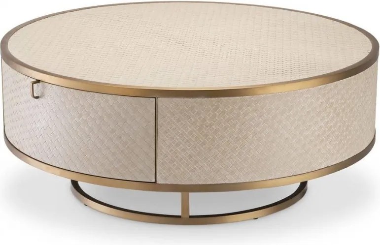 Masuta de cafea moderna design LUX Napa Valley stejar albit 114777 HZ