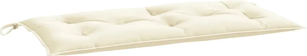 vidaXL Pernă bancă de grădină, crem, 100x50x7 cm, material oxford