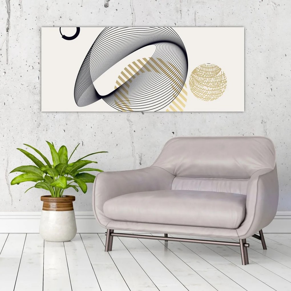 Tablou - Forme geometrice N⁰3 (120x50 cm)