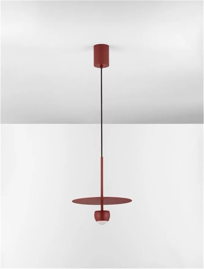 Pendul LED stil minimalist EDEM rosu