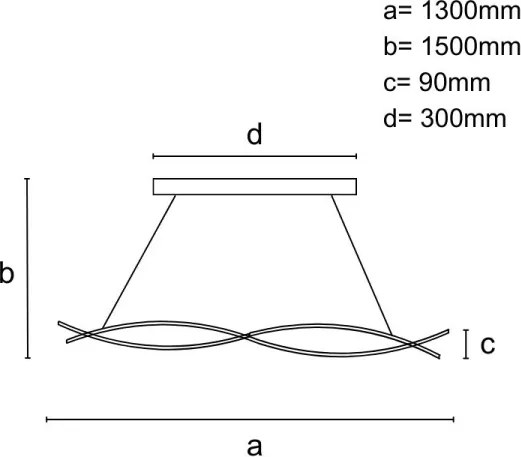 Lustră LED dimabilă aplicată LED/80W/230V 3000-6500K + telecomandă