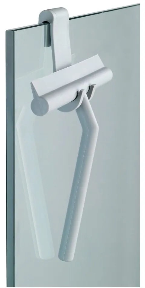 Racletă din silicon pentru duș Wenko Mola, gri