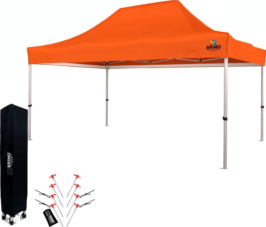 Cort de petrecere pentru grădină 3x4,5 m: Colțul dumneavoastră pentru relaxare și petreceri - fără pereți - Portocaliu