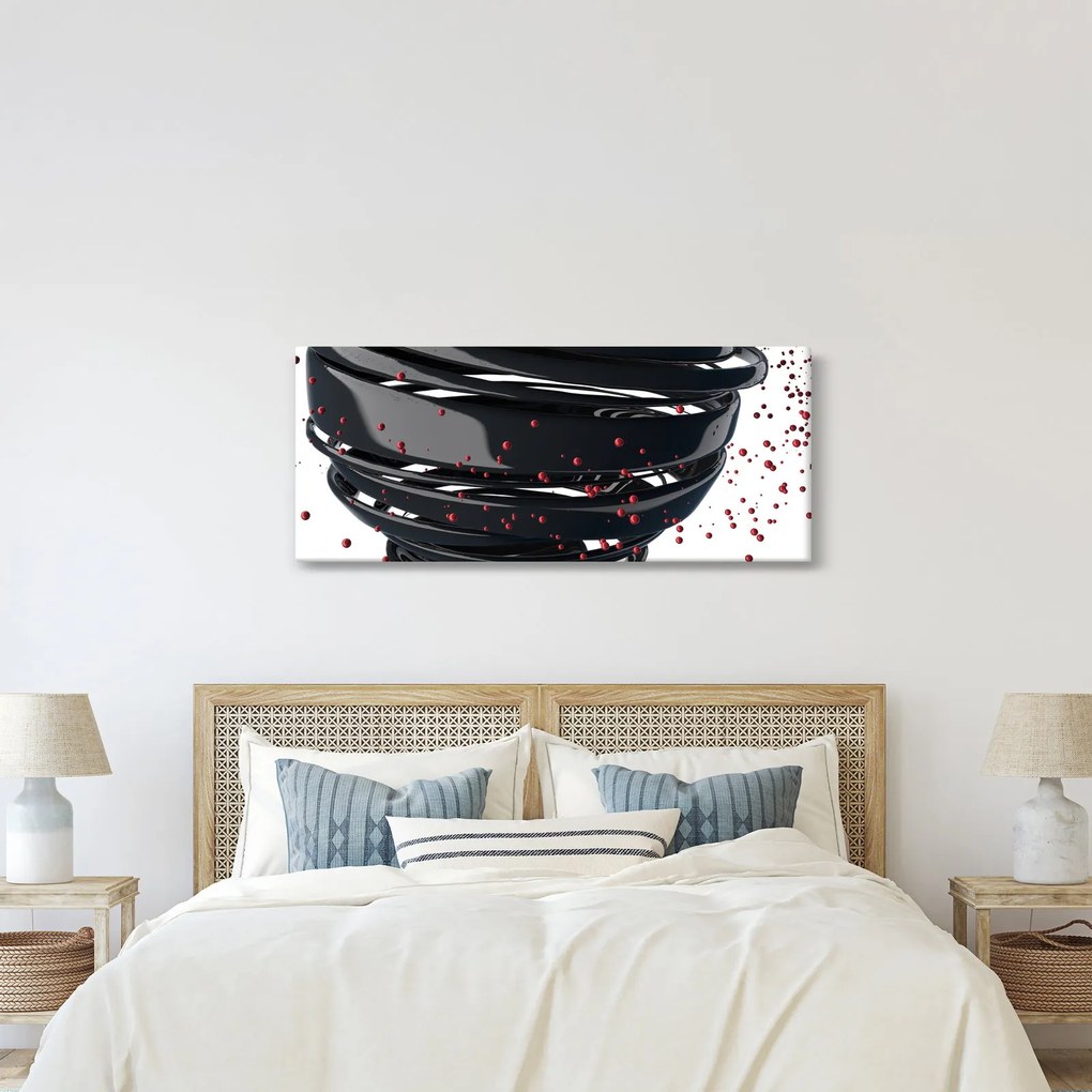 Tablou - Abstracției de glob pământen (120x50 cm)