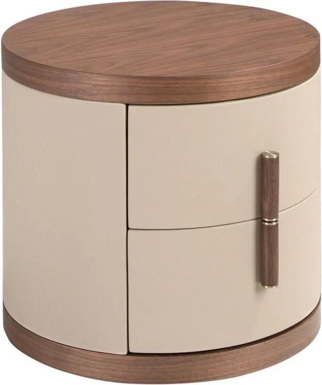 Noptiera design LUX Walnut-Leatherette Mink